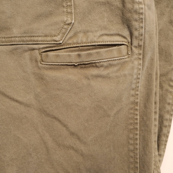 Duluth Trading Co. Men's trousers, dk brown/olive, sz 16 regular, cotton/spandex - Picture 6 of 7